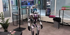 Picture of TSE @ SHIFT, humanoid Arska in from out the Bloomberg terminal